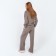 Women's suit (sweater/pants), beige color, size 48