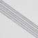 Hair threads, 90 cm, 6 pcs, silver color