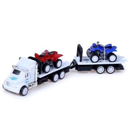 Inertial “Avtovos” truck, with 2 ATVs, mix-4