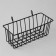Basket on a grid, 23 × 10 × 9 cm, black color