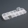 Organizer for decor, 12 cells, 13 × 5.3 × 1.3 cm, the color is transparent