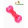 Chewing toy "crab", transparent, tpr, 12 cm, pink