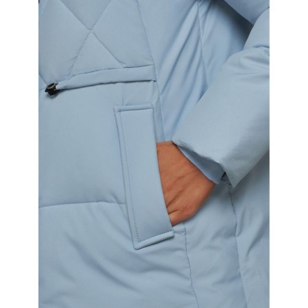 Winter jacket female, size 50, blue color-10
