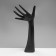 Stand for jewelry "Hand", 12 × 6 × 31.5 cm, black color