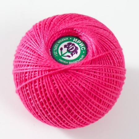 Knitting threads "Iris" 150m/25g 100% Mercerized cotton color 1110-1
