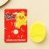 Massager sponge for washing, on the Uti-Puti substrate, 6.5 x 5 cm