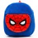 Blue backpack, with a zipper, with a pocket, 19 x 22 cm "Spider-Men", Spider-Man