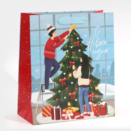 Packet Laminated Vertical "Cos", Ml 23 x 27 x 11.5 cm, New Year-3