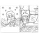 Coloring 16 pp., A4, "Masha and the Bear"