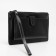 Women's wallet on the zipper Textura, with a pen, black color