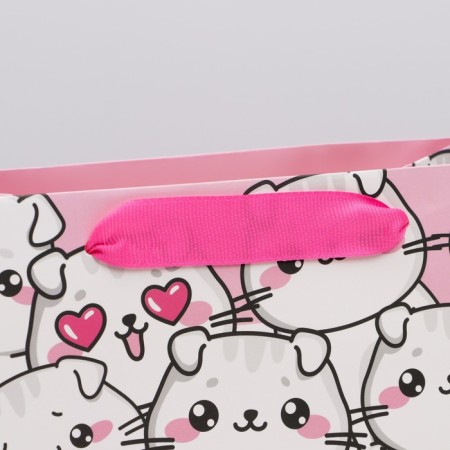 Gift Laminated Square, packaging, “cats”, 22 x 22 x 11 cm-4