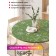 The tablecloth “pleasant snowflakes”, round, oxford, elastic band, size 140x140 cm, diameter 105-120 cm