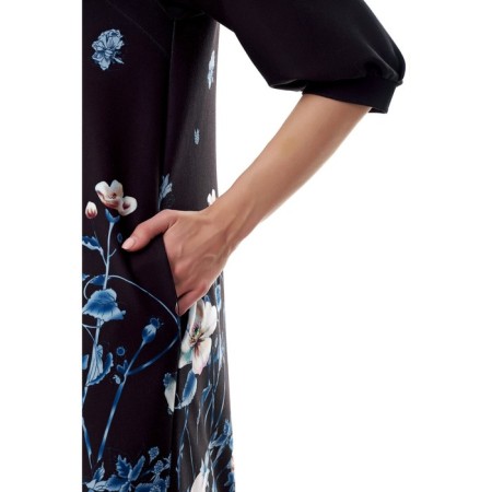 Women's dress, size 42, black color-8