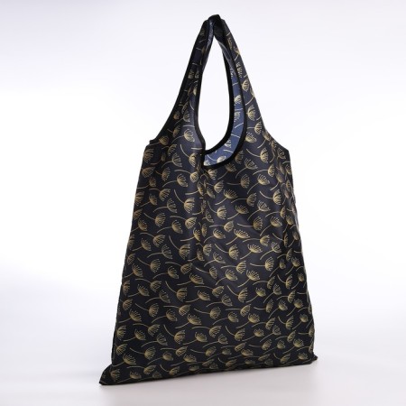 Household bag without fastening, black color-1