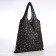 Household bag without fastening, black color