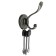 Furniture hook Cappio Grace, two -rod, graphite