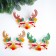 Carnival glasses "Deer", Mix colors