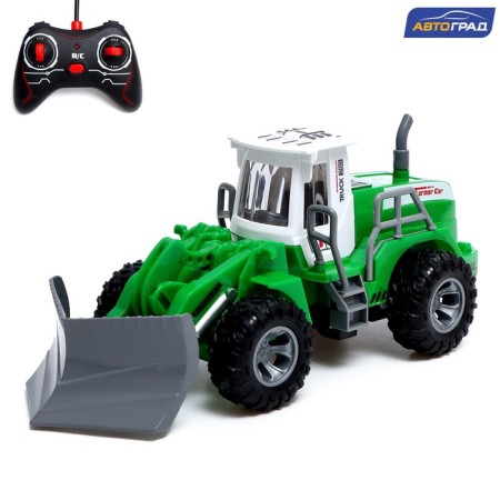 Excavator Radio -controlled "farmer", works from batteries