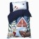Ethel bedding 1.5 Christmas Night 143x215 cm, 150x214 cm, 50x70 cm -1 pcs, 100% HL, calico