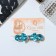 Halfish hair clip "Crystal" bow, 8 cm, mix
