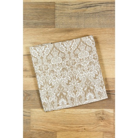 Pillowcase, size 50 × 70 cm, print Damascus, coffee color-1
