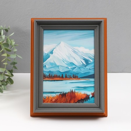 Photo frame plastic 13x18 cm "Styliani" gray 4.8x17.5x23 cm