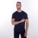 Male T-shirt, dark blue color, size 56
