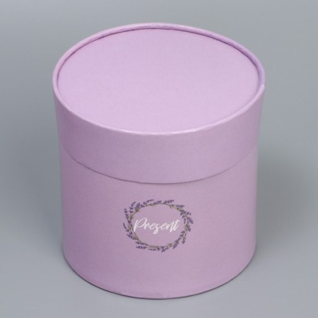 Set of hats 2 in 1, gift packaging, Lavender, 13 x 13, 16 x 16 cm-4