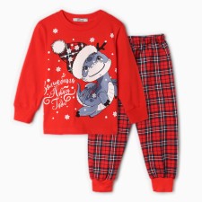 Pajama nursery, red color, height 116 cm