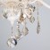 Elisha 5x60W E14 chandelier white with gold