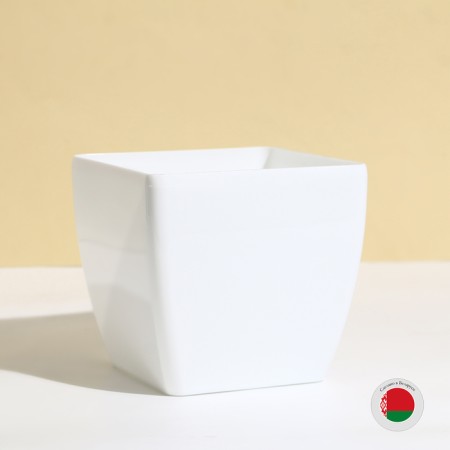 Flower pot, 15 × 15 cm, 2.5 l, plastic, white-6