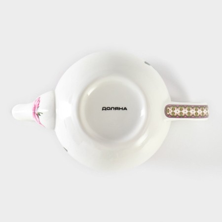 Teapot porcelain harness "Blanco", 800 ml, white color-6