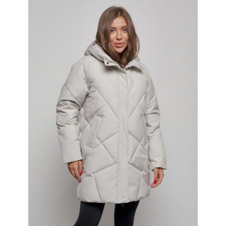 Winter jacket, size 50, light gray color-7