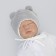 Set for discharge Winter Kinderlitto "Mikosh", 5 items, height 56-62 cm, color gray color