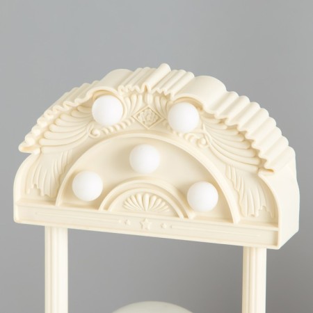 Night -night musical "Snow Shar" 5XLED from batteries 3AAA beige 6.5x11x21cm Risalux-3