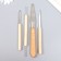 Tools for working with clay set 4 pcs wood, metal h = 12.5 13.5 17 and 17.5 cm