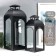 Climber Metal "Lantern Dome" Black set 2 pcs 14.5x14.5x35 cm 47x18x19 cm