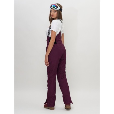 Ski-loving trousers, size 42, dark purple color-10