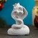 Figure for coloring "Snake with the crown" 8x5cm