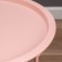 Coffee table "Grace" YS-8375SC, pink 46.8x50.5 cm