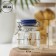 Glass jar for spices with Bugel Castle "Prima", 100 ml, 7.5 × 5 × 8 cm, color mix