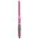 Delight Rose comb, with rings, double -sided, 24/37 teeth 25 mm, pink