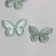Decor for creativity Textile Embroidery "Blobo Green" Double Wings 3.7x5 cm