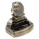 A tabletop lighter with an ashtray, gas, "bust of the eagle", 11 x 13 cm