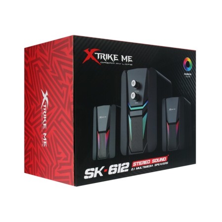 Computer speakers Xtrike Me SK-612, 2x3 W + 5 W, USB, backlight, black-5