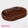 Basket for fruits and bread of the deed "Ohio", 31 × 21 × 5 cm, oval