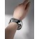 Bracelet Cuff "Wave", metal, silver color
