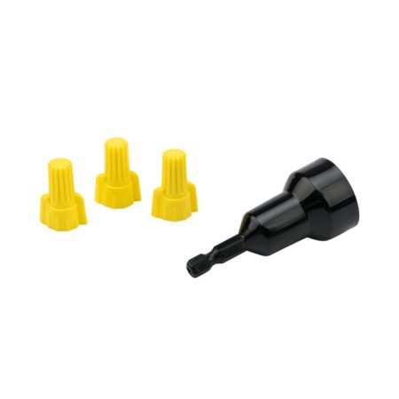 Rexant's connecting insulating clamp with SIZ-11 Ø 9.8 mm (1-8.5 mm²), yellow (100 pcs.