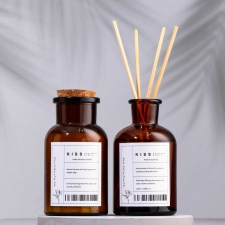 Gift set: diffuser 120 ml, aromatic candle, 120 grams, juniper. lavender-5