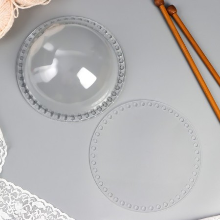The basis for knitted products of acrylic "round" volumetric set 2 pcs 17 cm-1